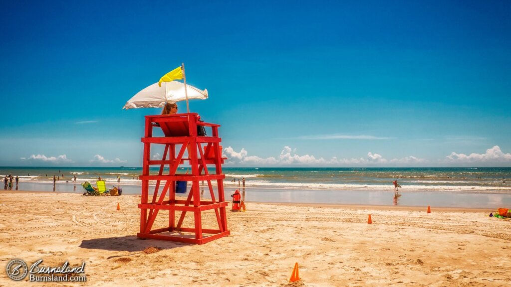 Life Guard at Cocoa Beach in Florida