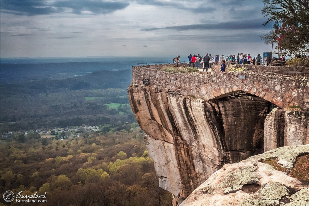 Lover’s Leap offers a great lookout spot from Lookout Mountain at Rock City in Chattanooga, Tennessee. Read all about it at Burnsland!