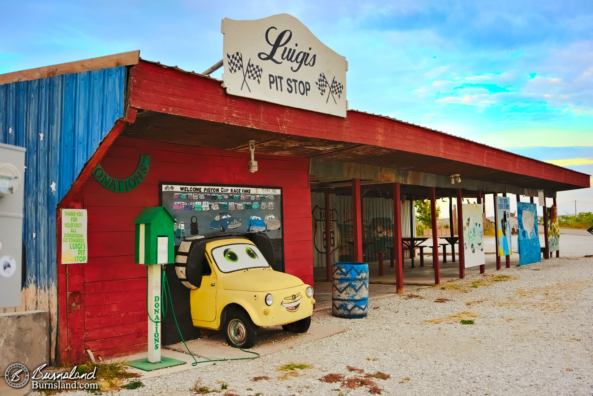 Luigi's Pit Stop on Route 66 in Galena, Kansas