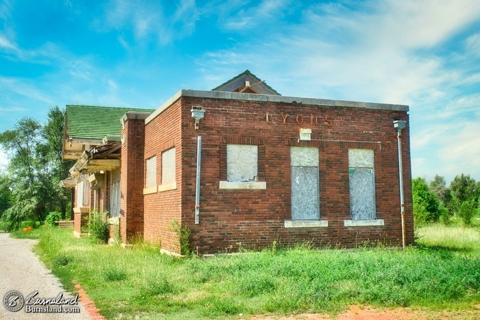 Lyons Railroad Depot in Kansas