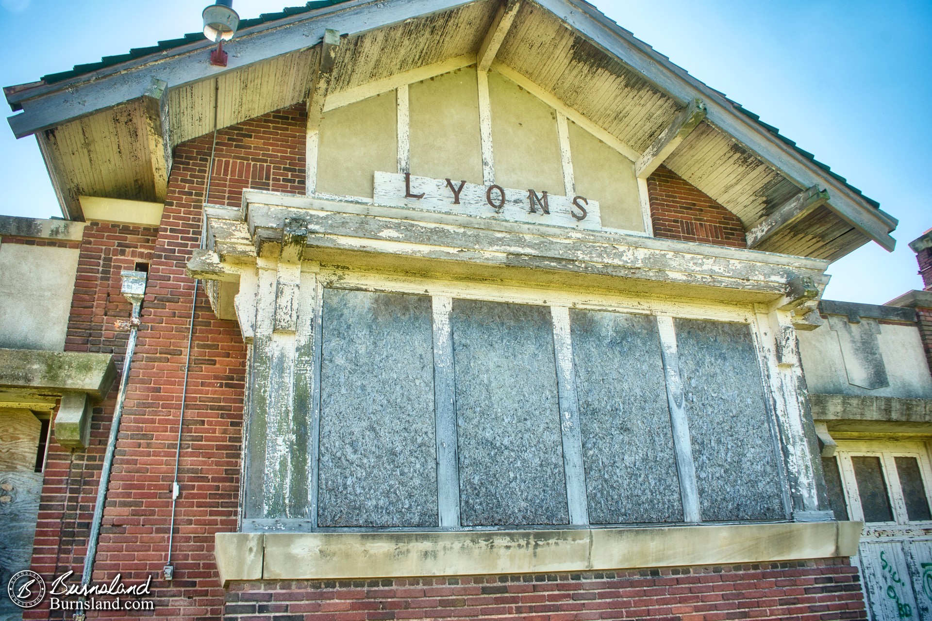 Lyons Railroad Depot in Kansas