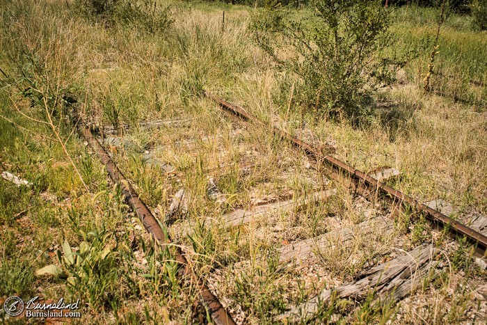 Unused railroad tracks