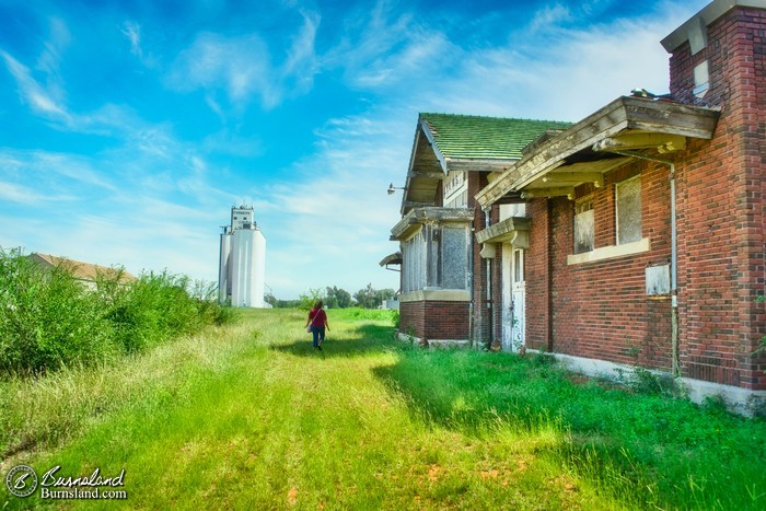 Lyons Railroad Depot in Kansas