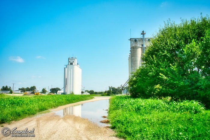 Grain storage in Lyons, Kansas