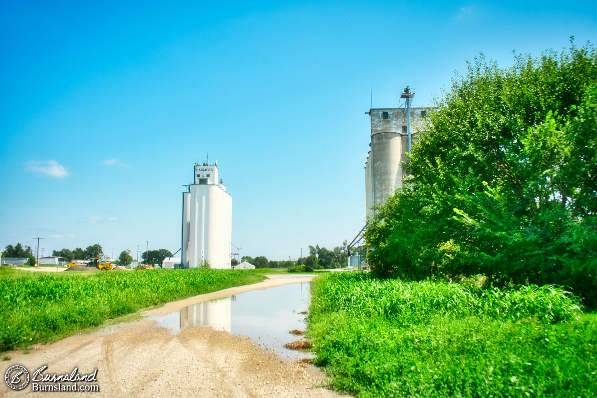 Grain storage in Lyons, Kansas