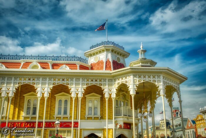 The Emporium on Town Square at the end of Main Street USA in Walt Disney World’s Magic Kingdom