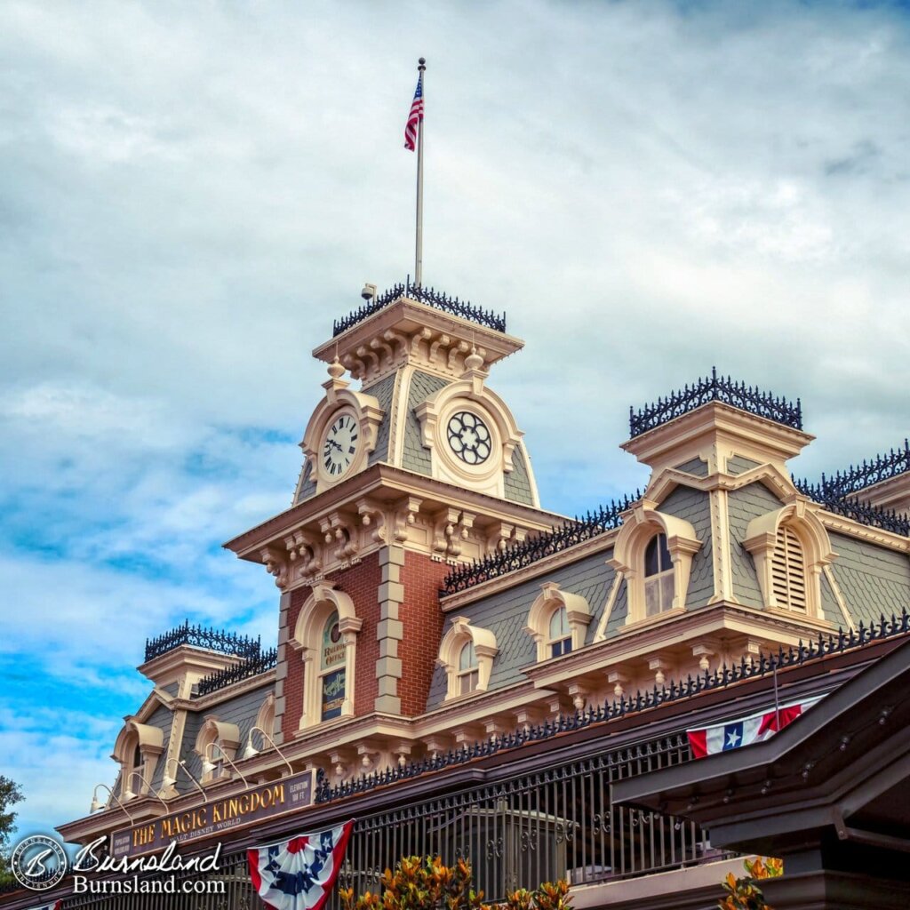 Main Street Station in the Magic Kingdom at Walt Disney World