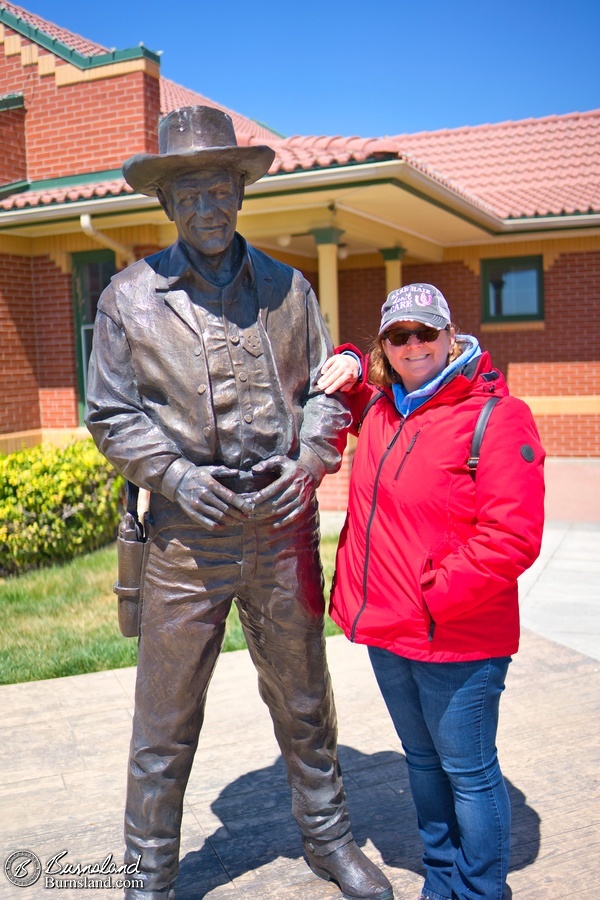 Laura and Marshal Matt Dillon in Dodge City, Kansas. 