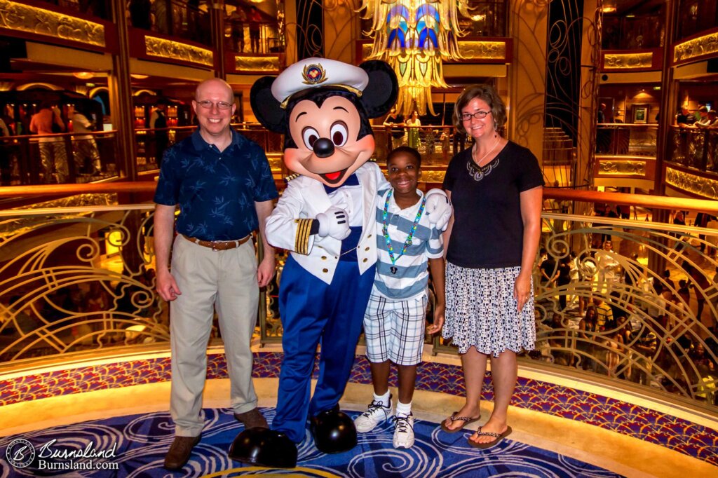 Captain Mickey Mouse on the Disney Cruise Line