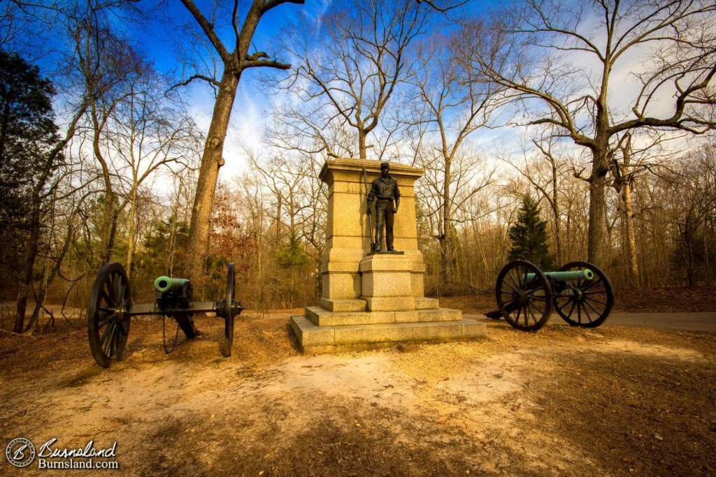 Minnesota Monument at Shiloh National Military Park in Tennessee