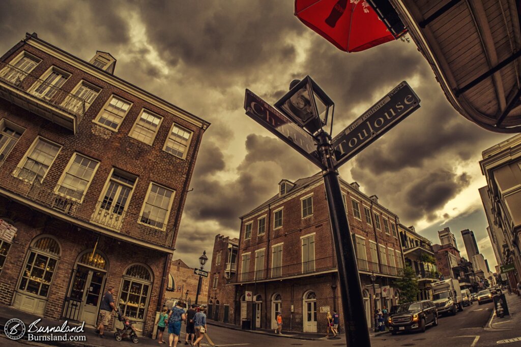 A Moody View of the French Quarter in New Orleans