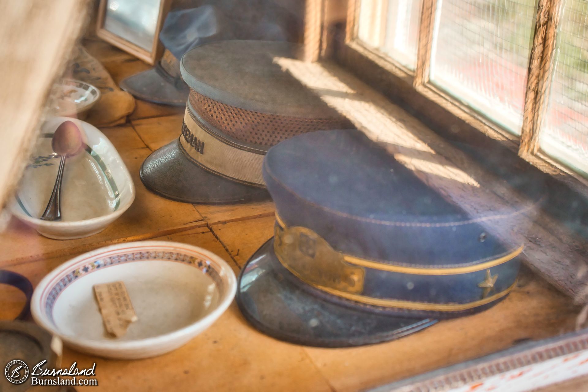 Brakeman and conductor railroad caps