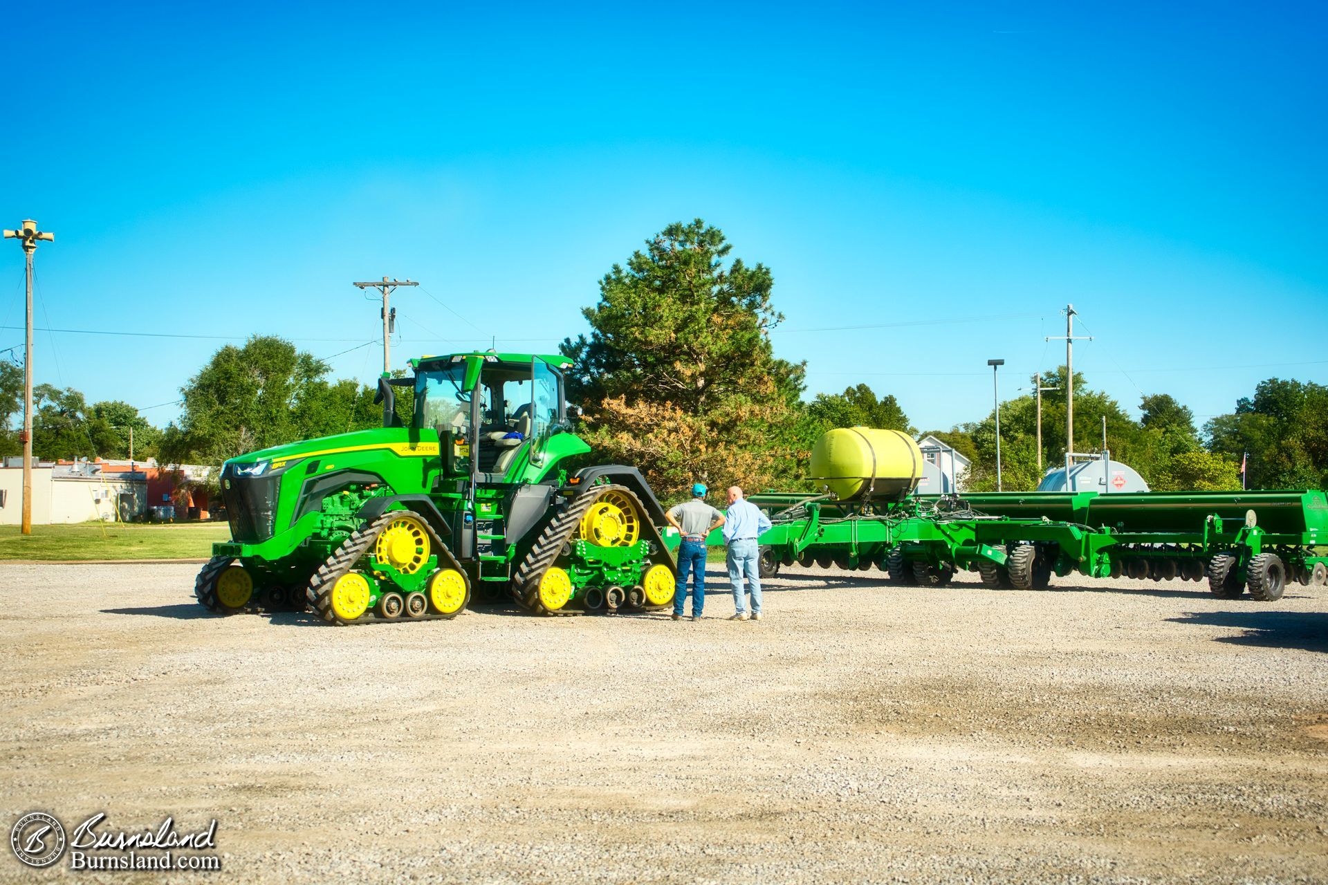 A mighty big tractor!