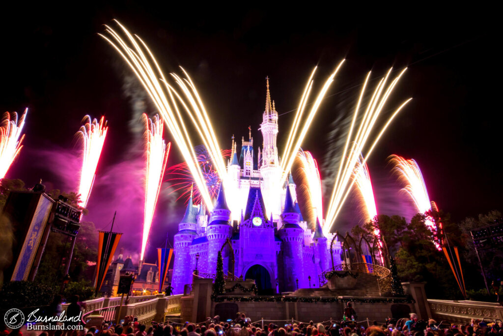 Holiday Wishes Fireworks in the Magic Kingdom at Walt Disney World