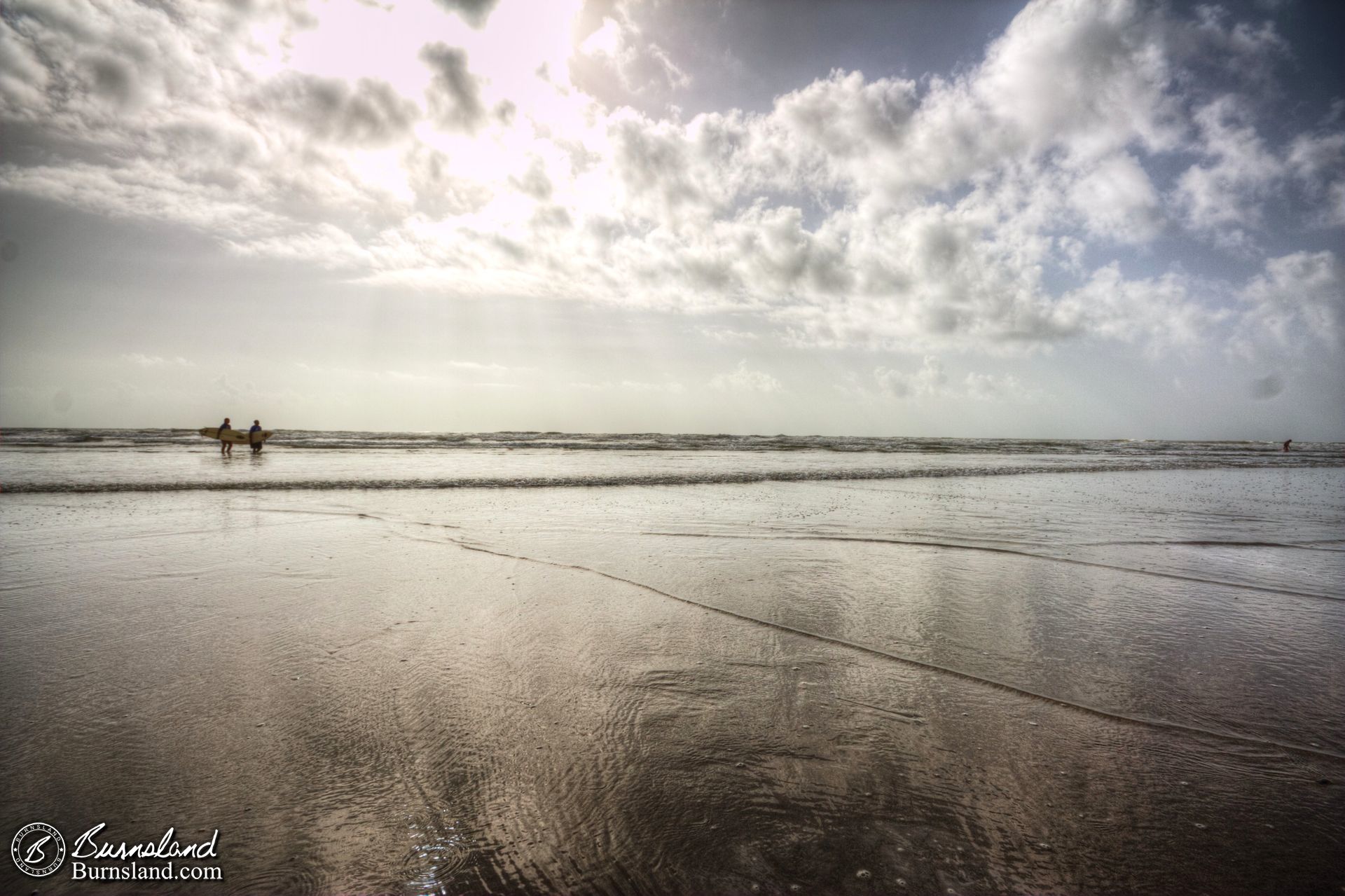 Cocoa Beach, Florida, in the early morning