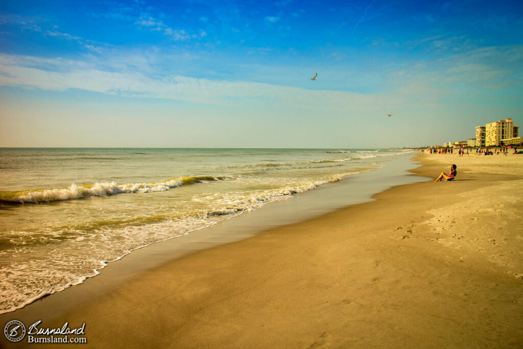 Morning at the Beach at Cocoa Beach, Florida