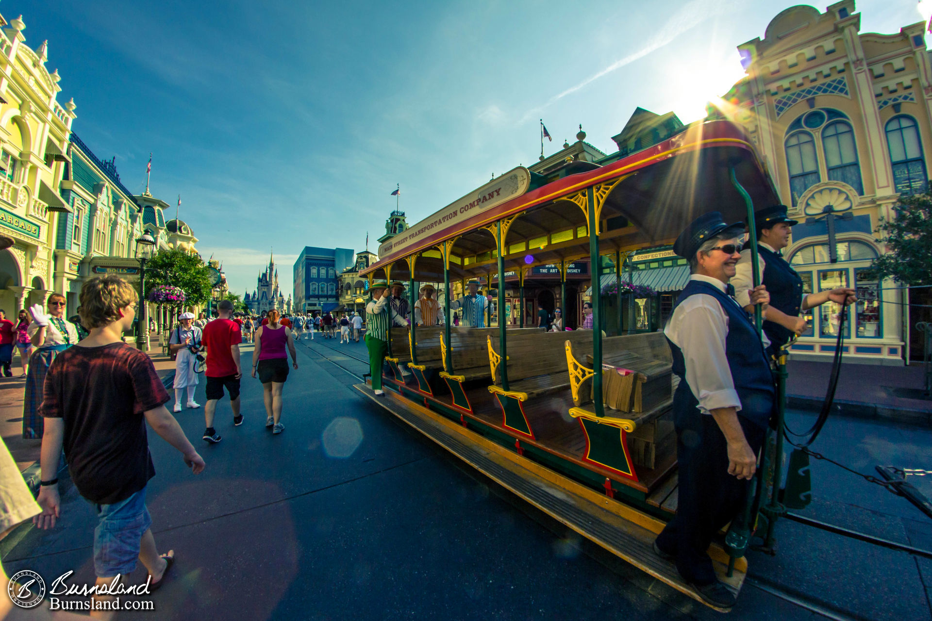 Morning on Main Street USA in the Magic Kingdom at Walt Disney World