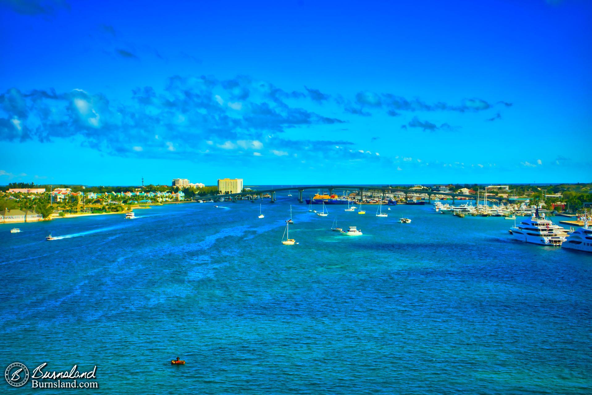 Nassau Harbor in the Bahamas