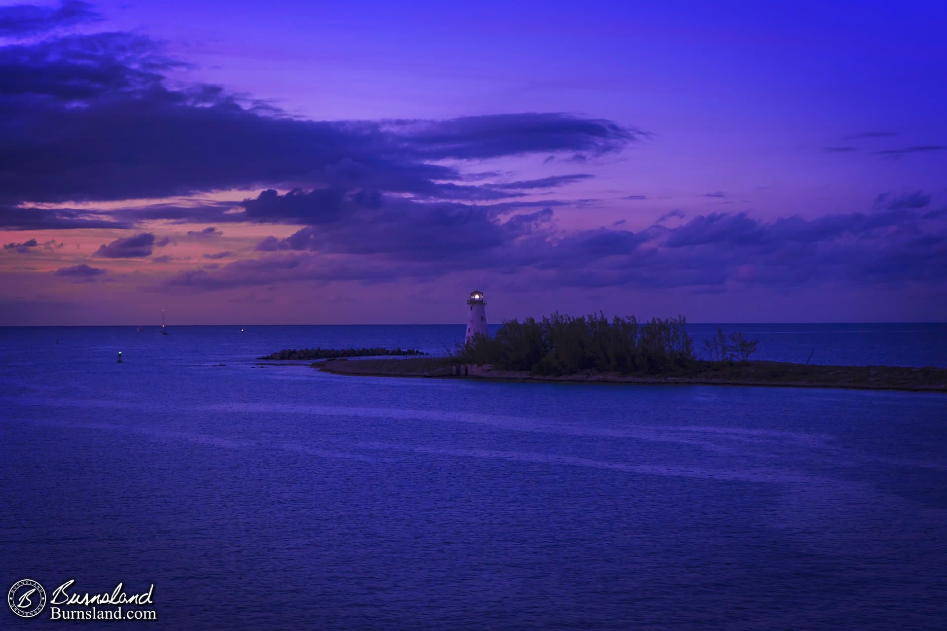 Nassau Lighthouse in the evening