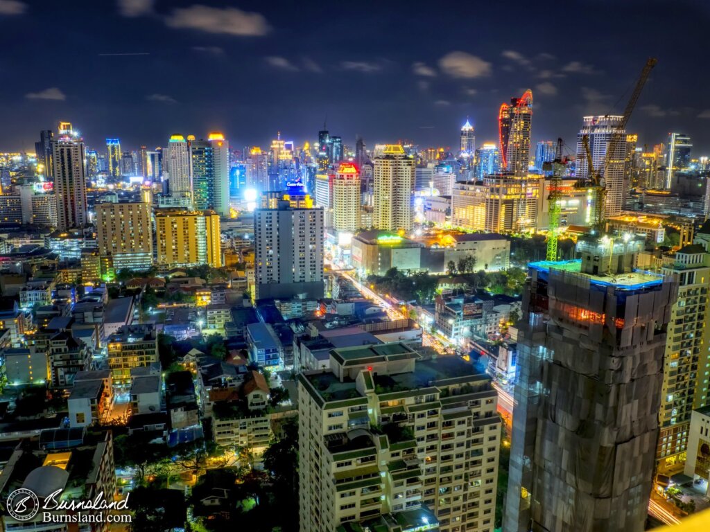 A Nighttime View of Bangkok