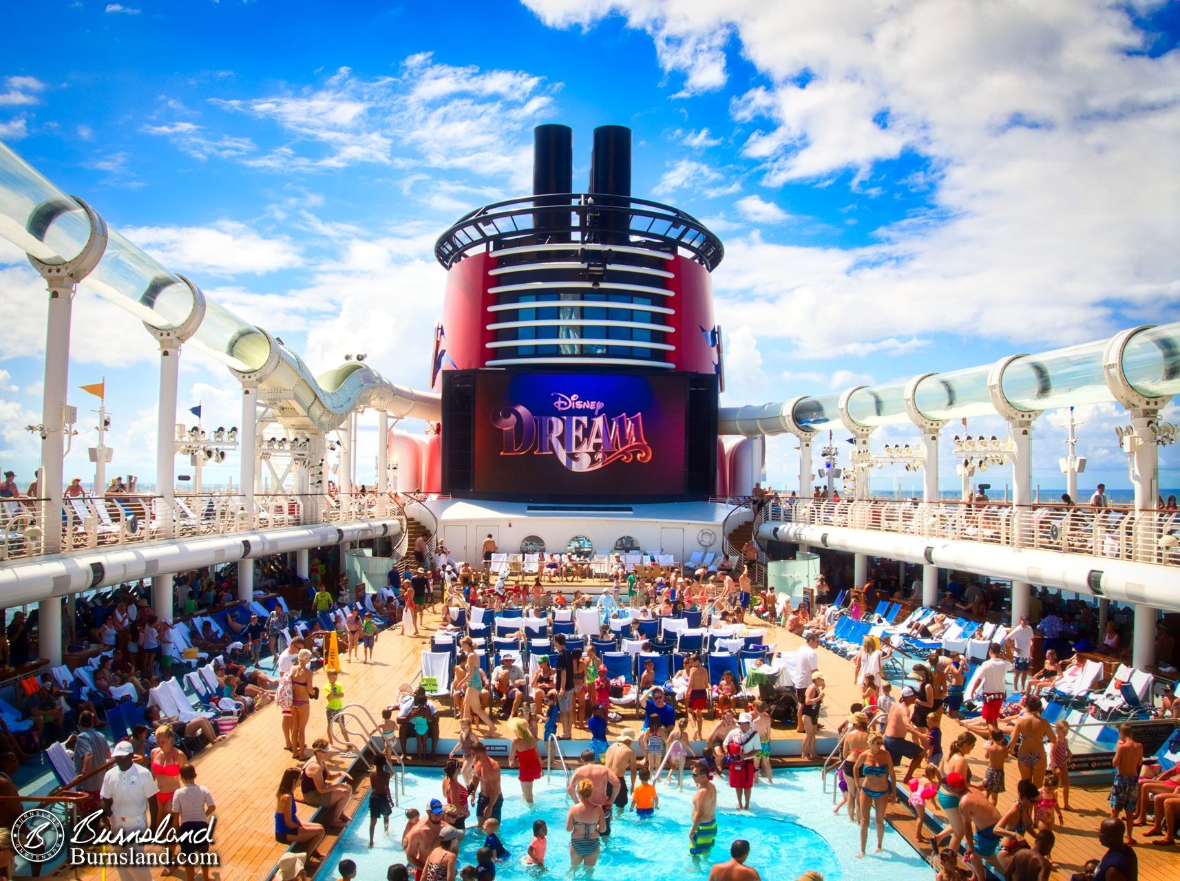 Old Photo: Disney Dream Pool Deck