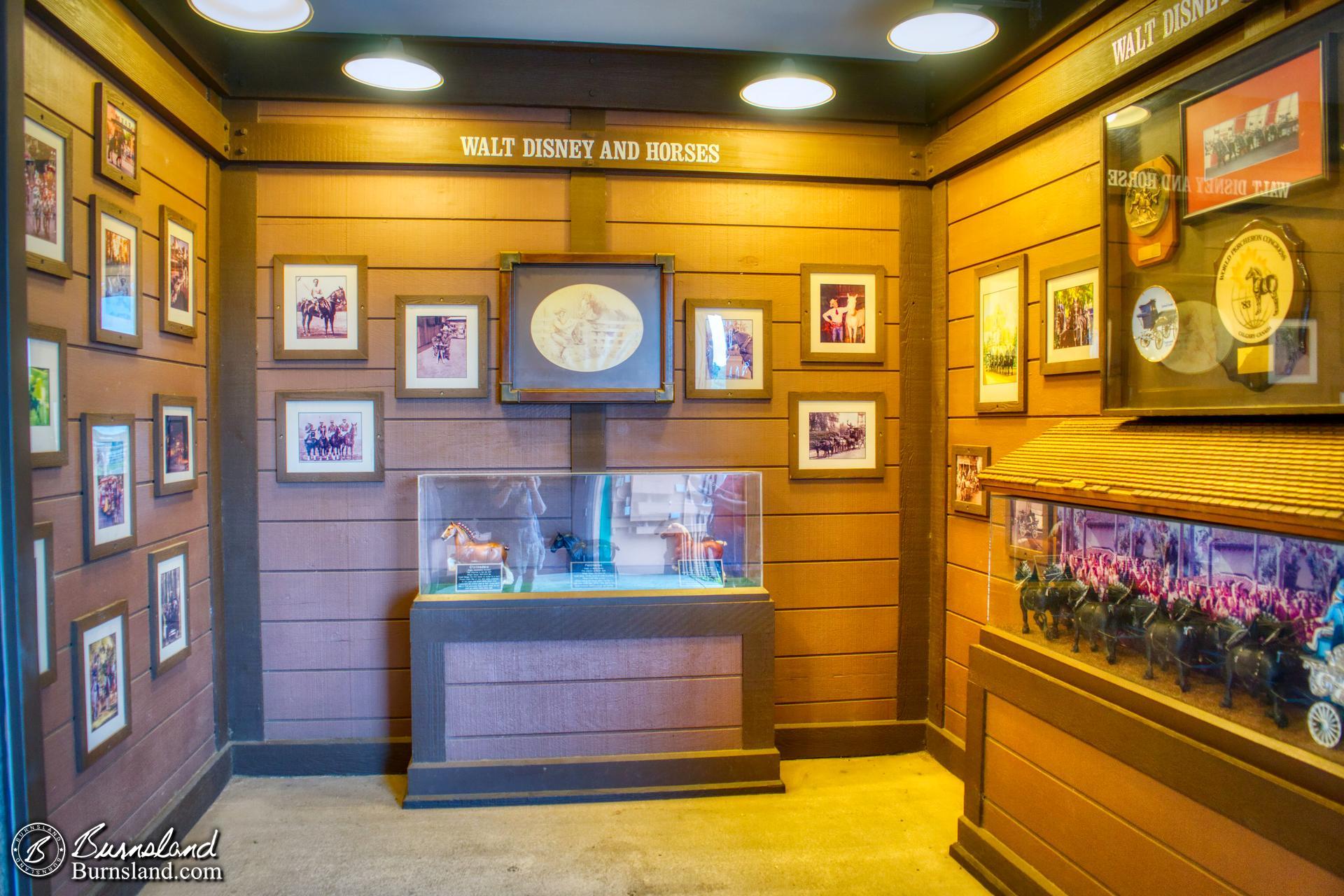 Exhibit area in the old Tri-Circle-D Ranch at Fort Wilderness at Walt Disney World