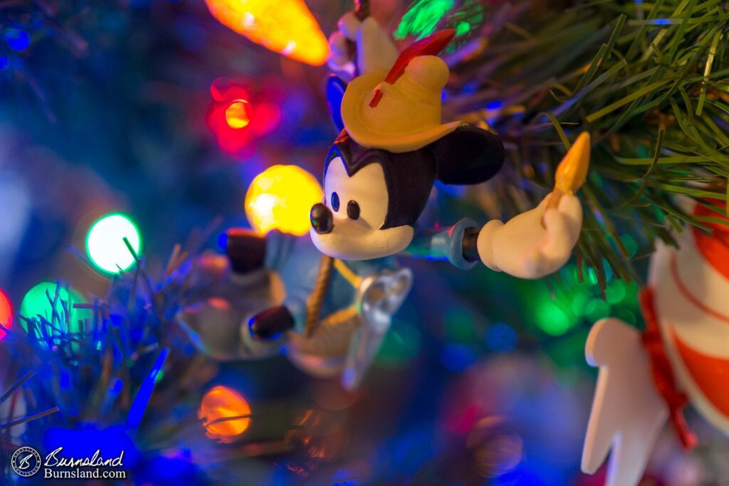 Mickey Mouse on the Christmas tree