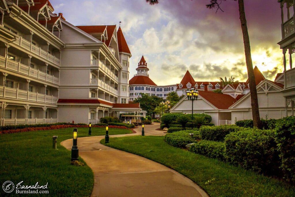 Pathway in the Grand Floridian at Walt Disney World