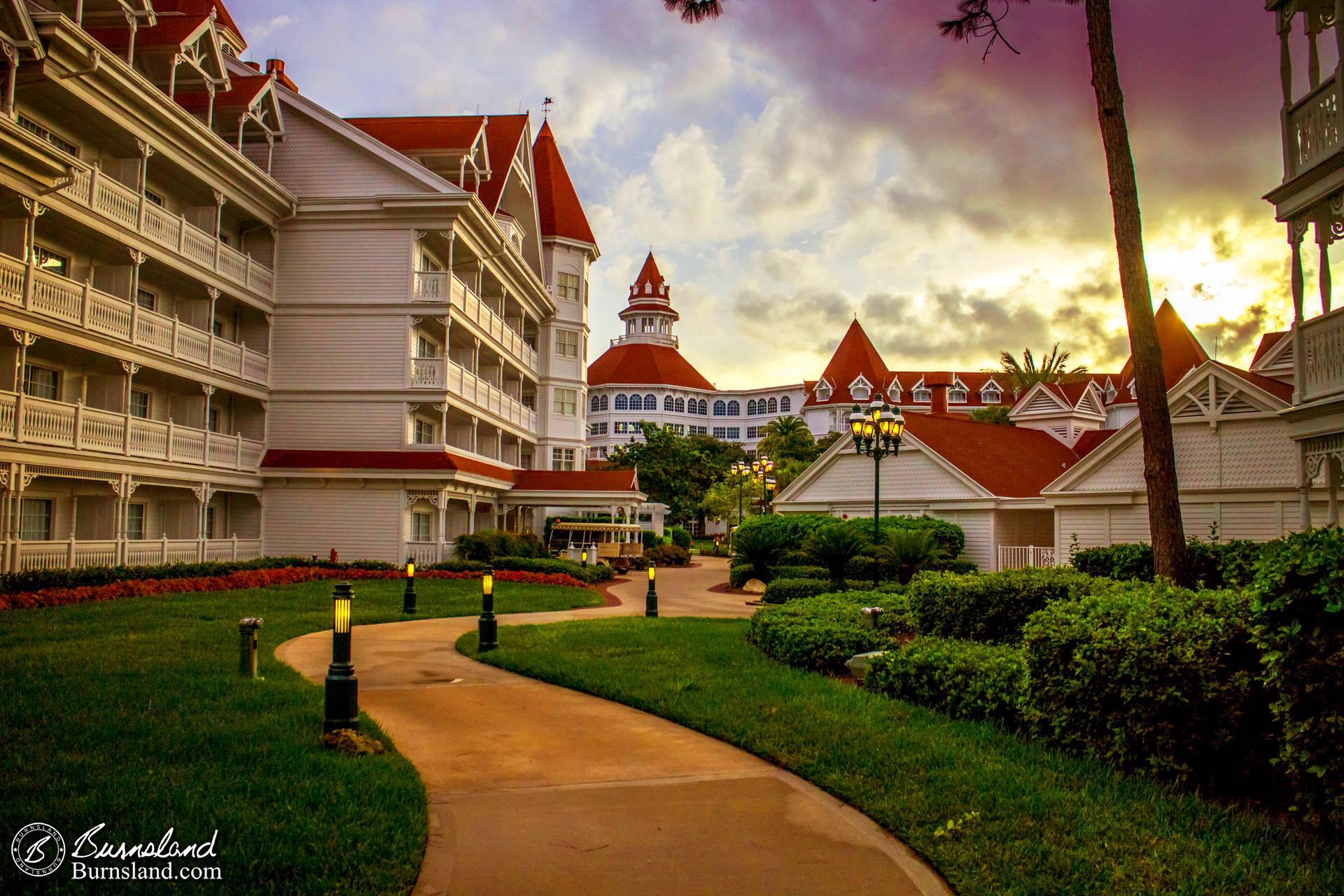 Pathway in the Grand Floridian