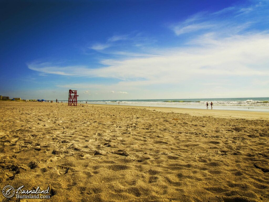 A Lonely Beach at Cocoa Beach, Florida