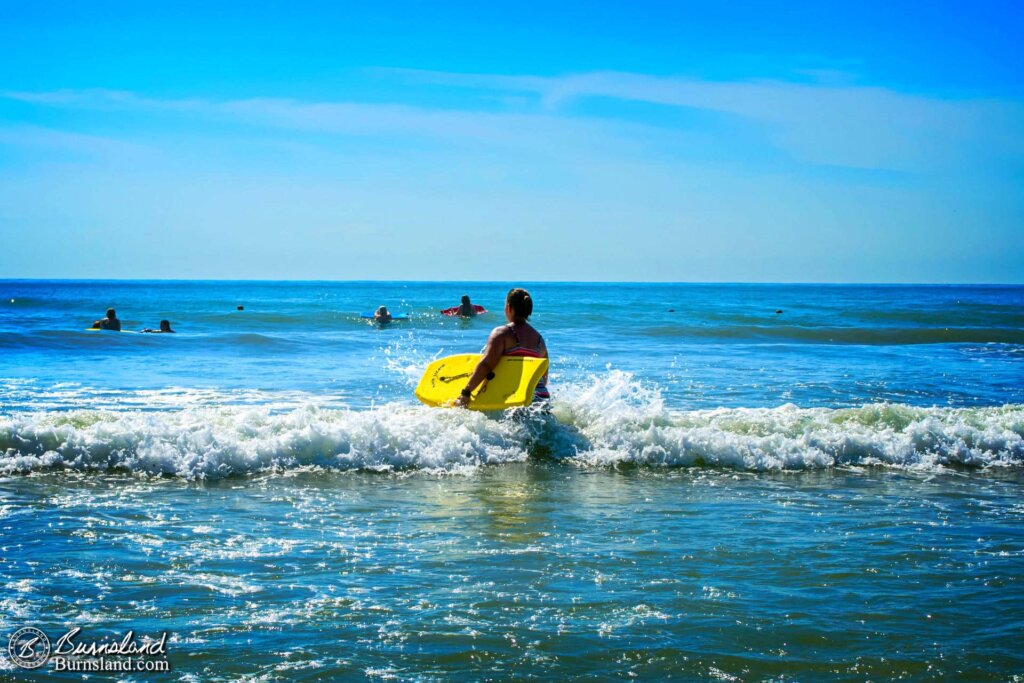 Laura Hits the Waves