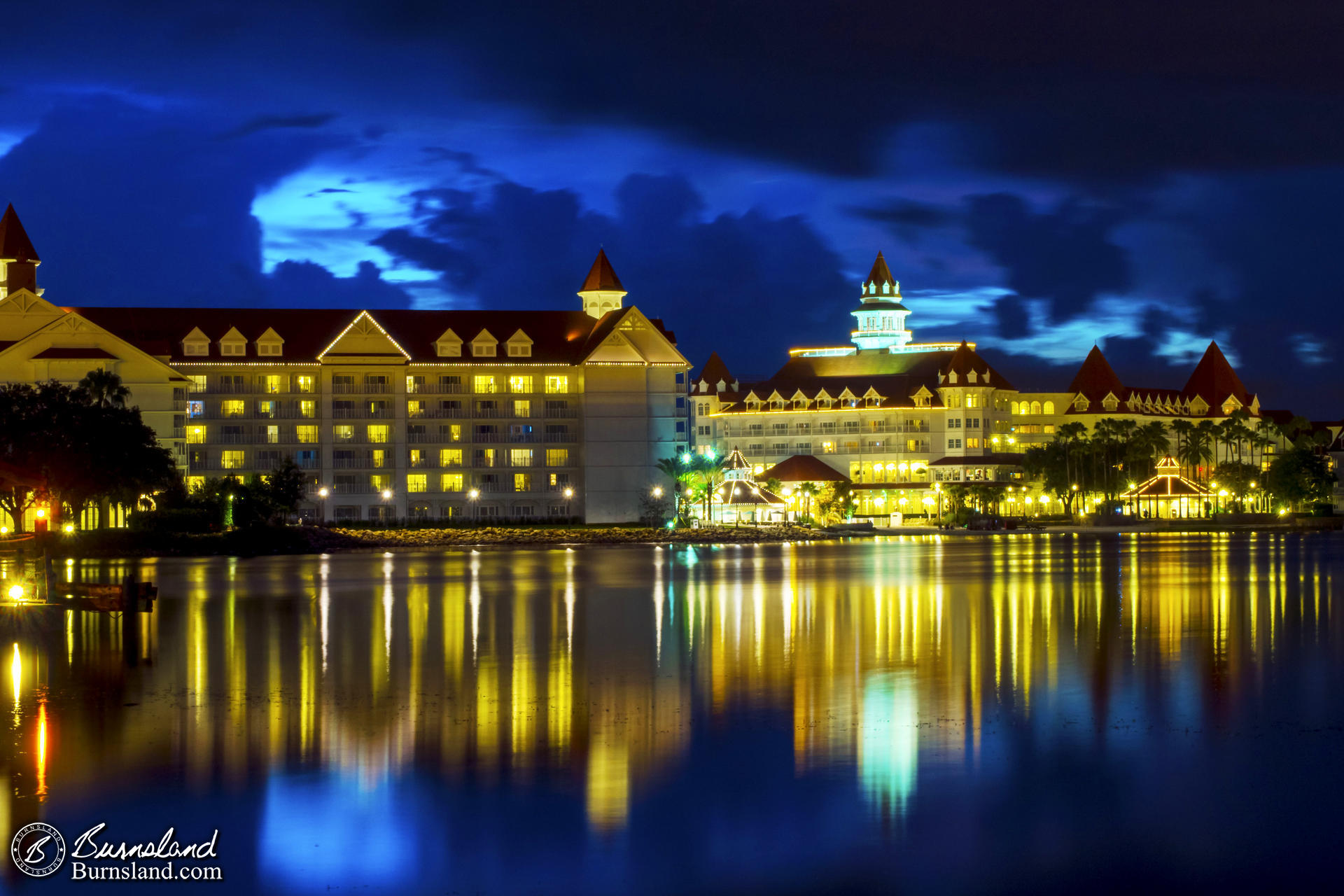 Photo: Nighttime at the Grand Floridian