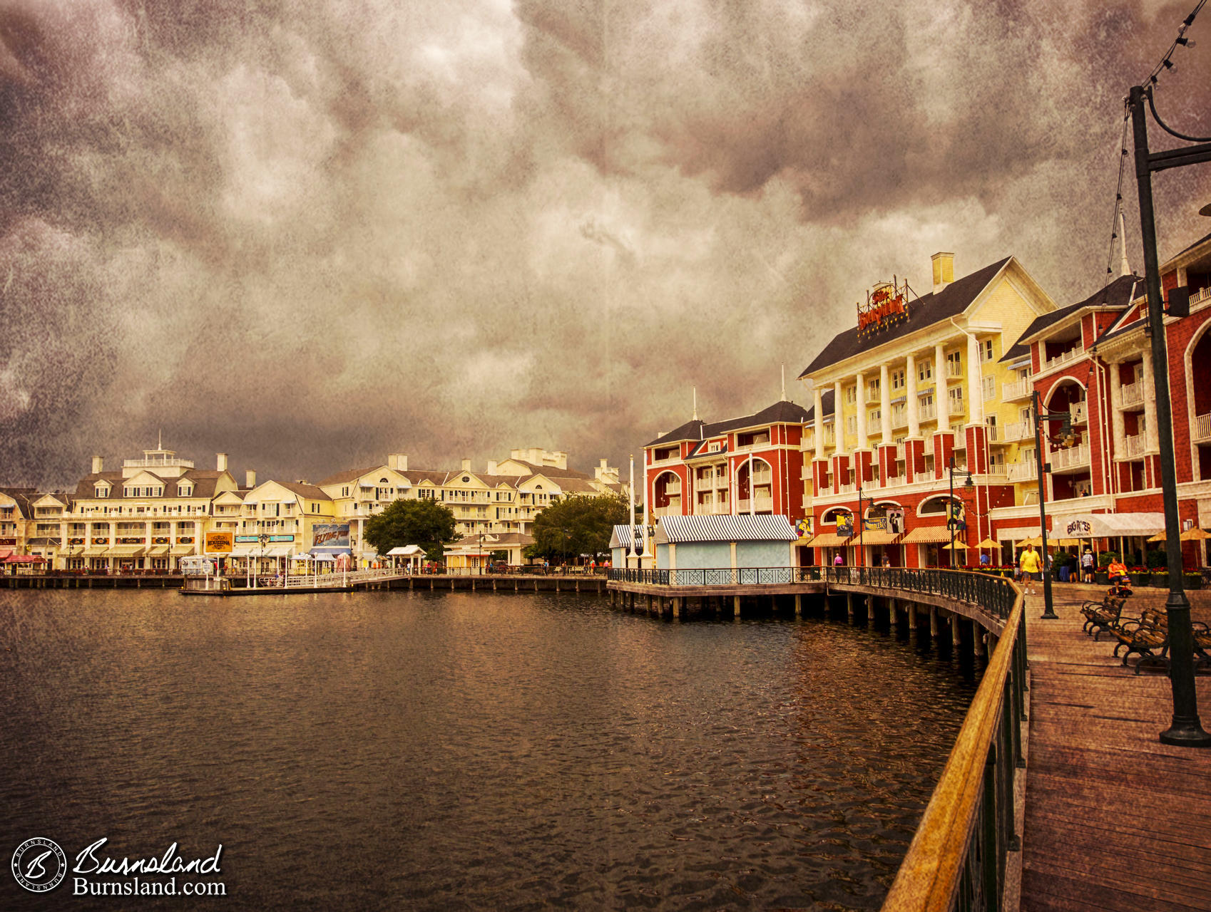 Photo: A Postcard View of the Walt Disney World Boardwalk Inn