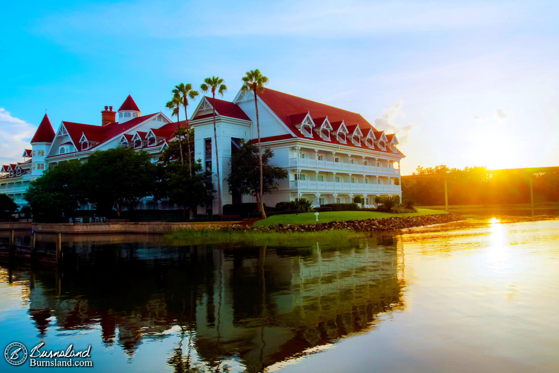 Photo: Sunset at the Grand Floridian