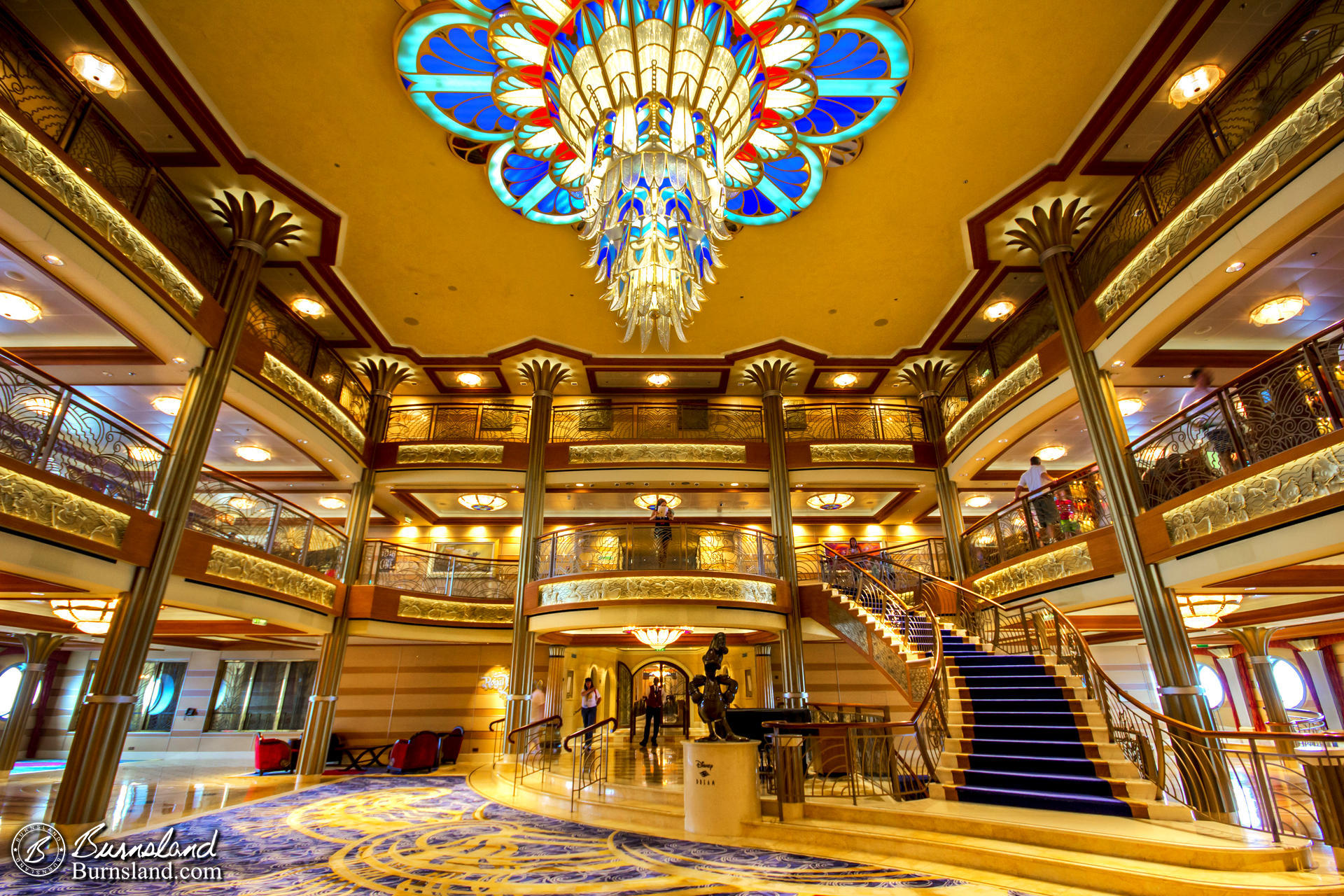 Photo: The Disney Dream's Atrium Lobby