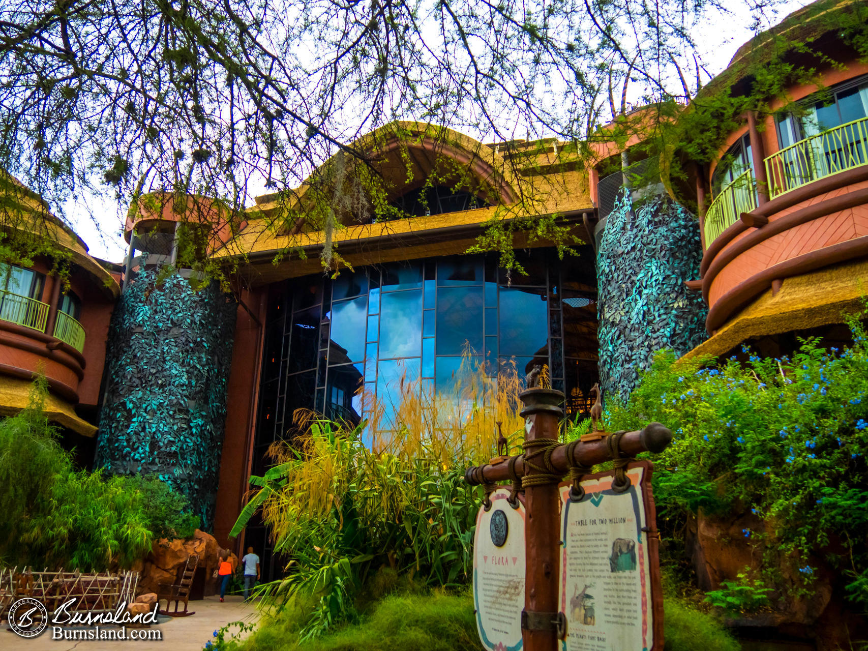 Outside Disney’s Animal Kingdom Lodge at Walt Disney World