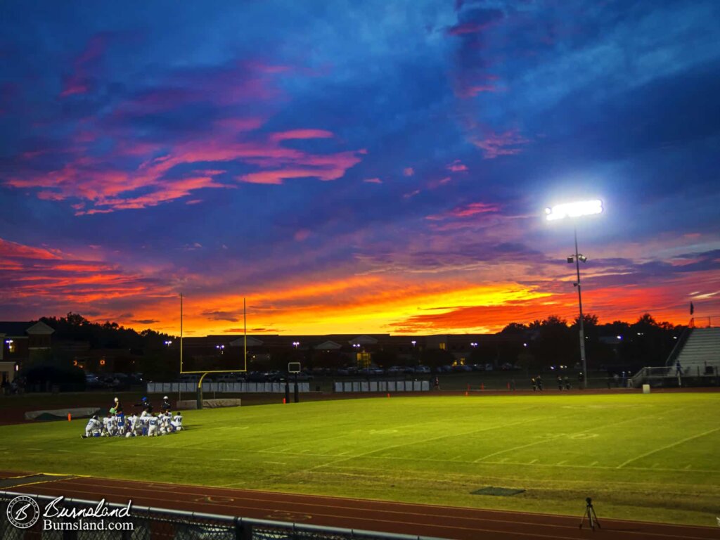 The sun sets on football season