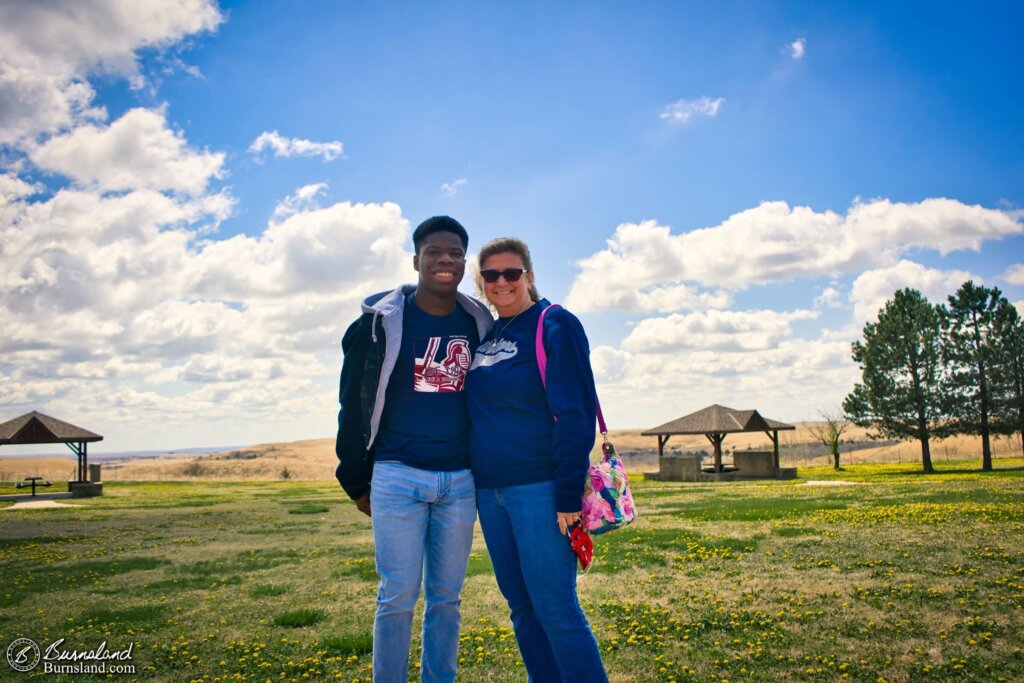 Laura and Jaylin in Kansas