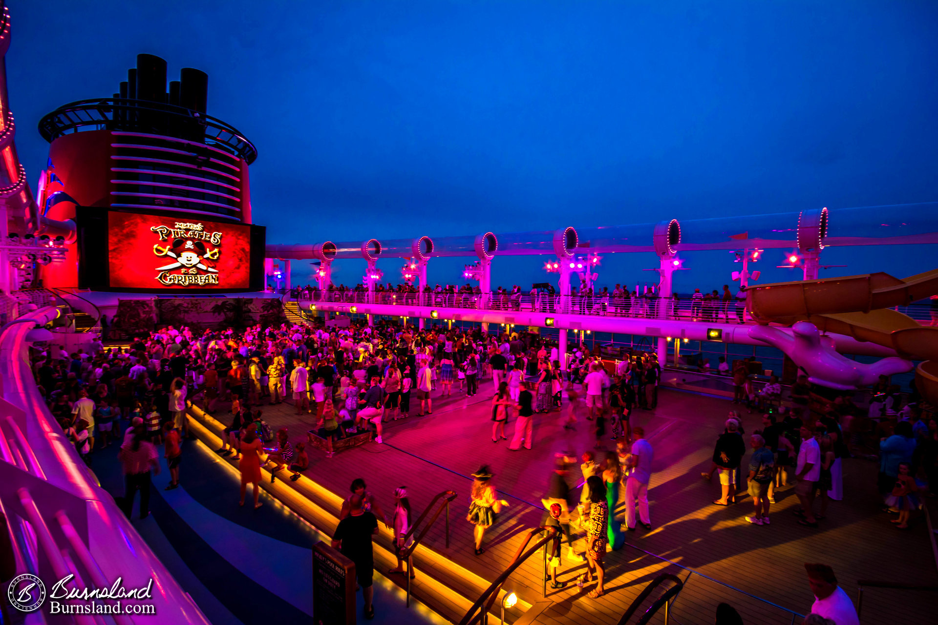 Pirate Deck Party on the Disney Dream