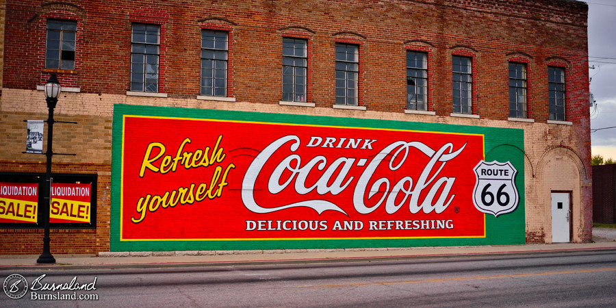 Route 66 Coca-Cola sign in Galena, Kansas