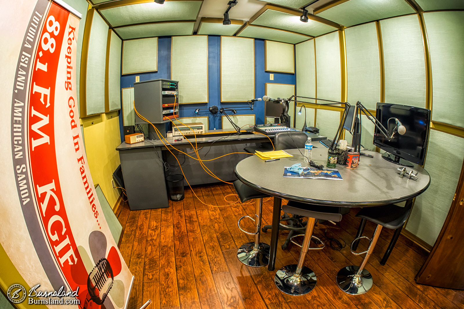 Radio studio at Gaither Mountain