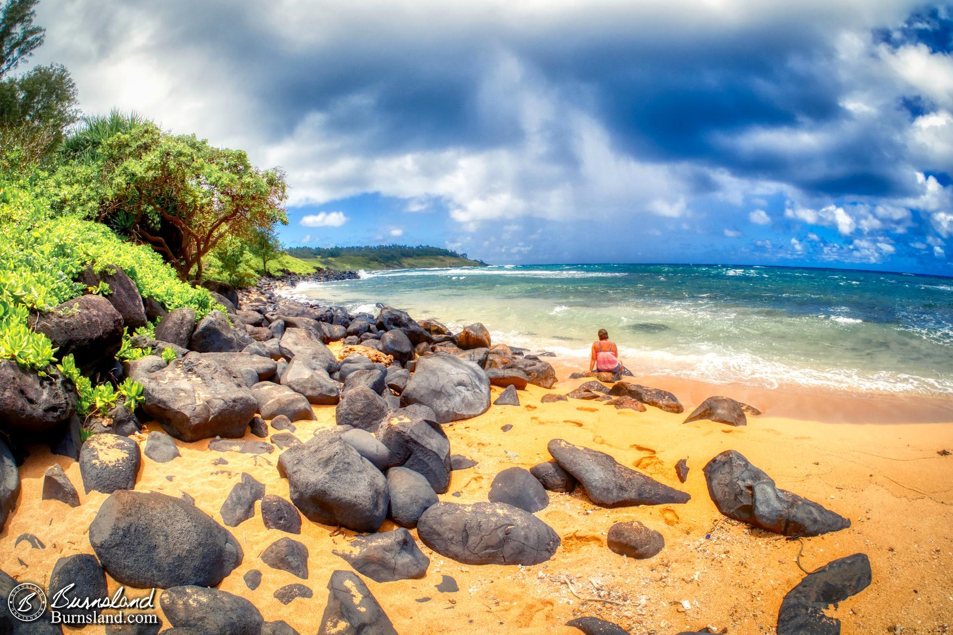 Rocks on the Beach in Hawaiʻi