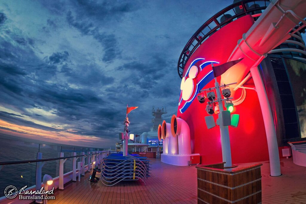 Sailing in the Evening on the Disney Dream