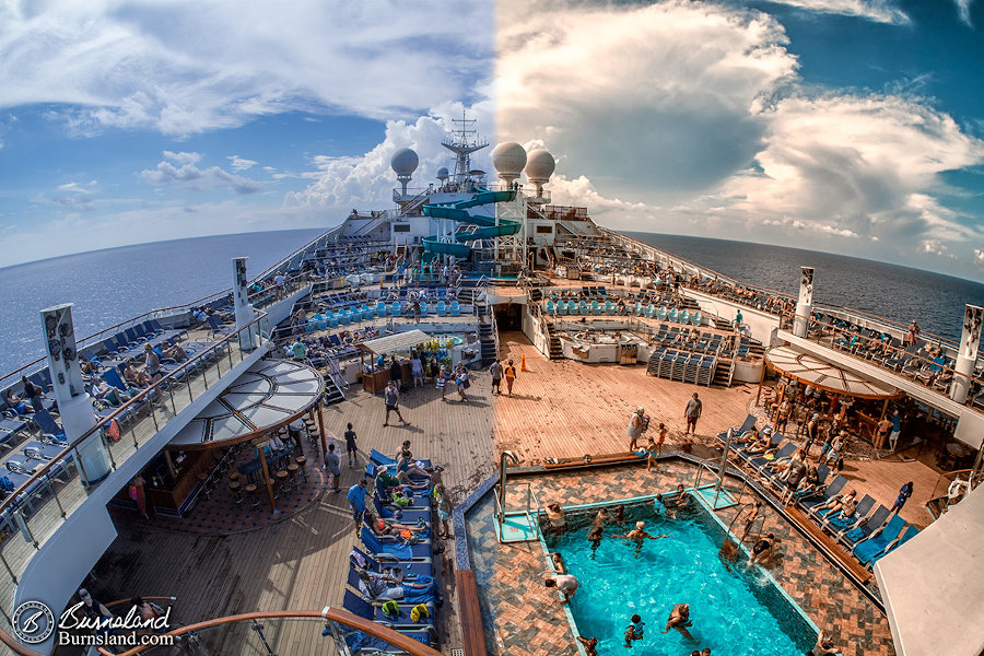 Sailing on the Carnival Liberty-before and after