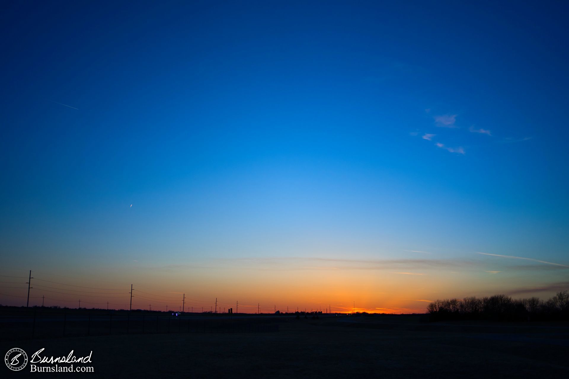 Sunset at South Hutchinson, Kansas