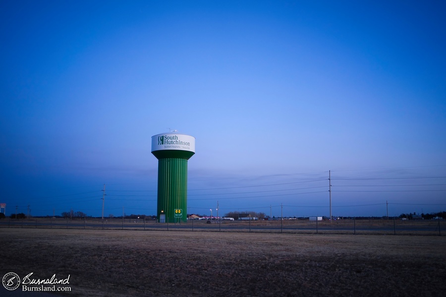 Water tower at South Hutchinson, Kansas