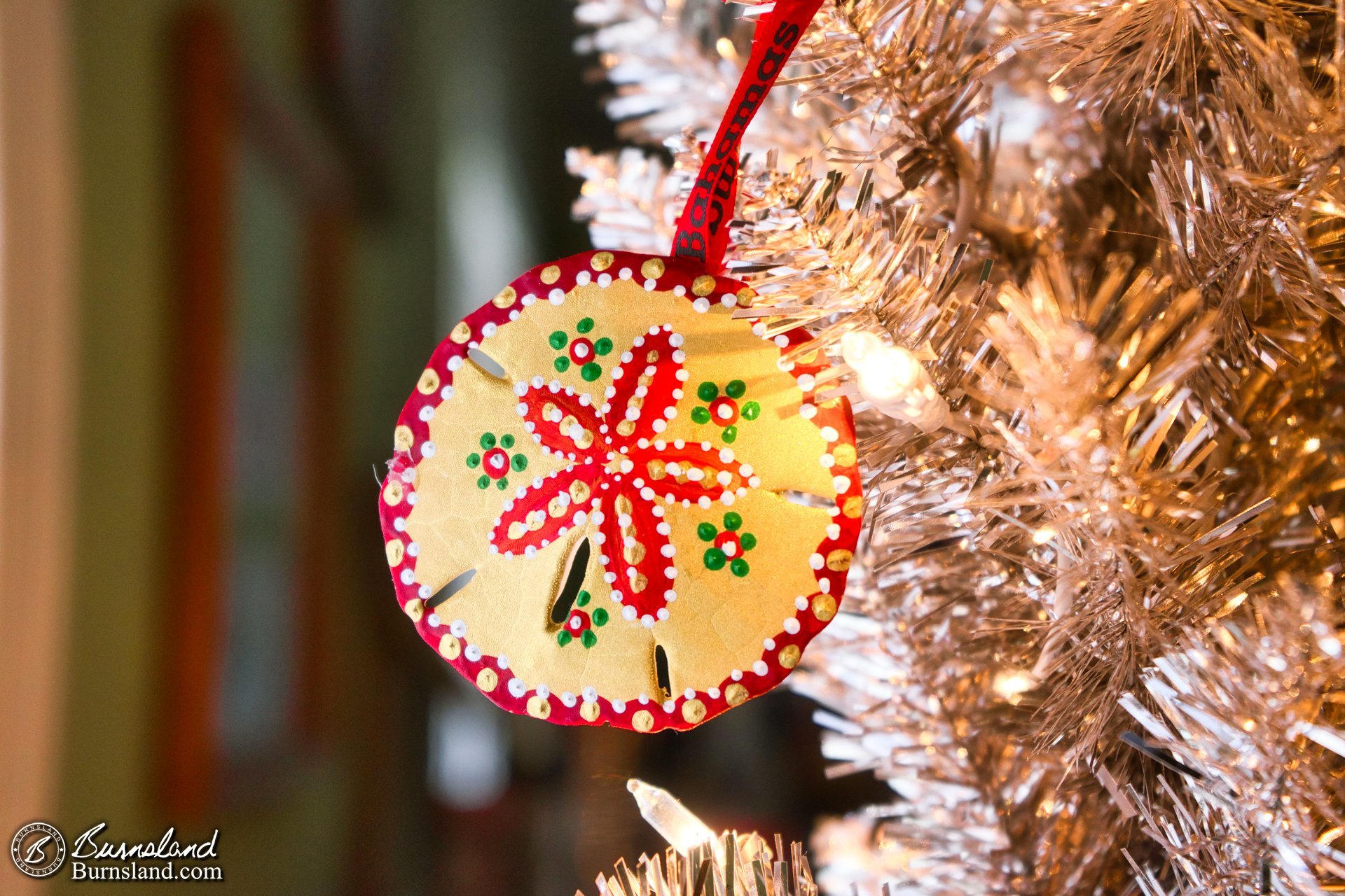 Sand Dollar Christmas Ornament