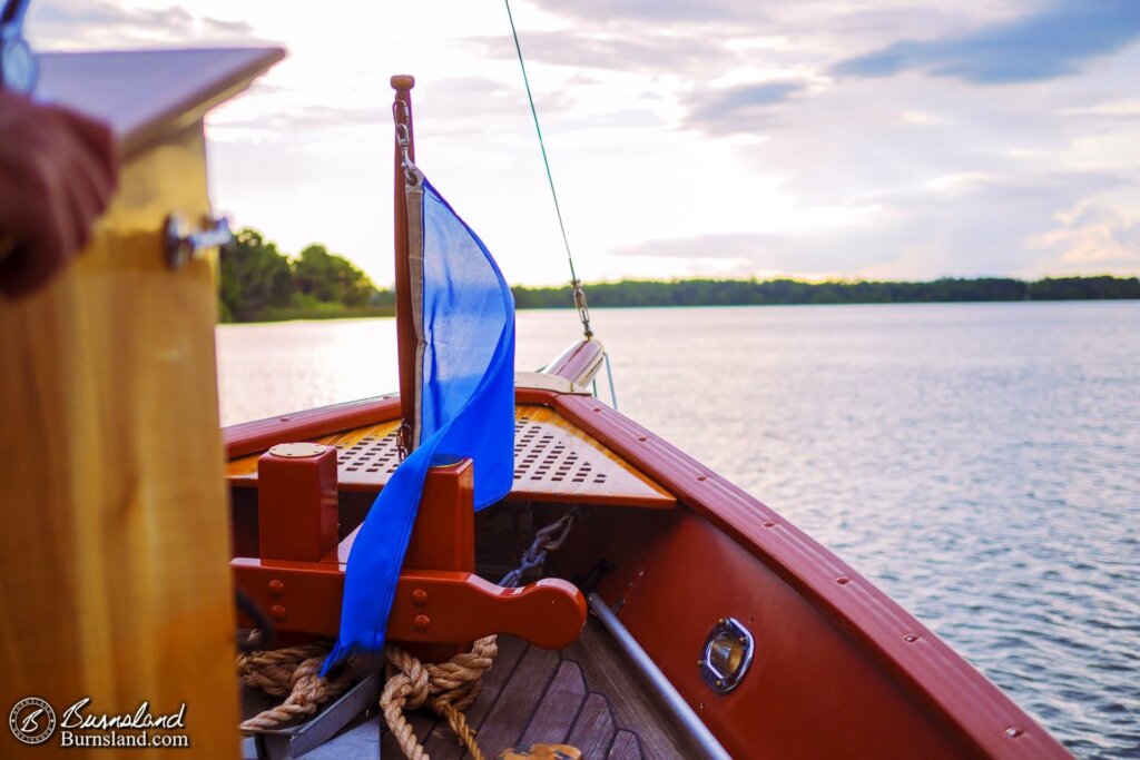 Views from a boat at Walt Disney World 