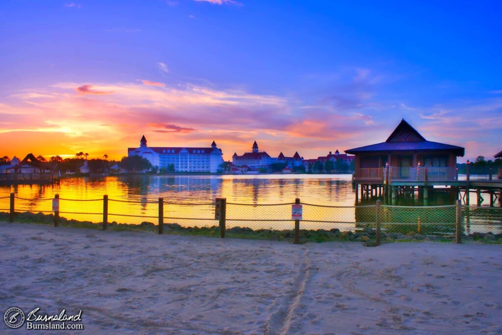 Seven Seas Lagoon Sunset at Walt Disney World