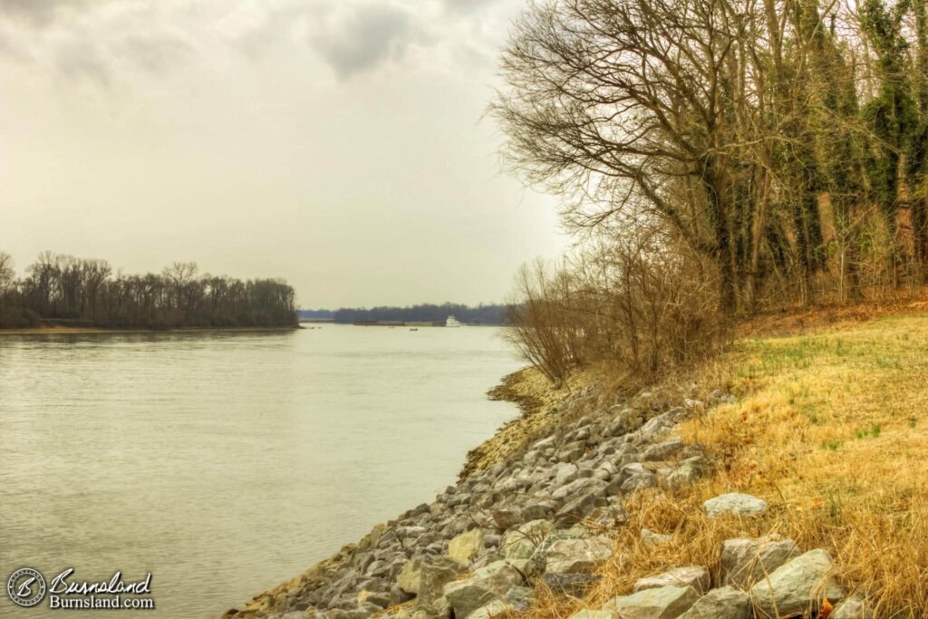 Tennessee River at Shiloh National Military Park in Tennessee